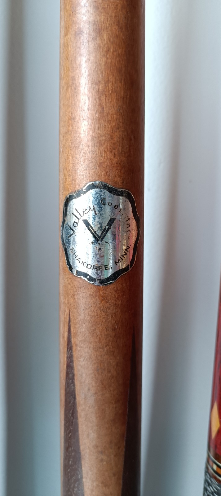 Vintage valley 2 piece pool cue