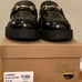 *New*Women’s size 11 Steve Madden Lando black leather loafers with gold hardware