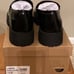 *New*Women’s size 11 Steve Madden Lando black leather loafers with gold hardware