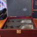 Wine Set Cherry Wood Glasses and Accessories