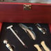 Wine Set Cherry Wood Glasses and Accessories