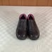 Women’s brown steel toe shoes size 9 W by Wolverine leather upper