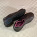 Women’s brown steel toe shoes size 9 W by Wolverine leather upper