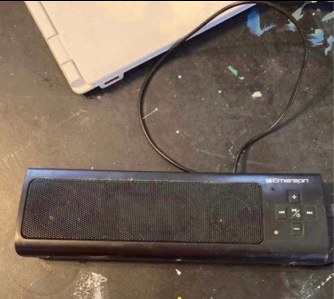 Emerson Black Bluetooth Speakers Mercari