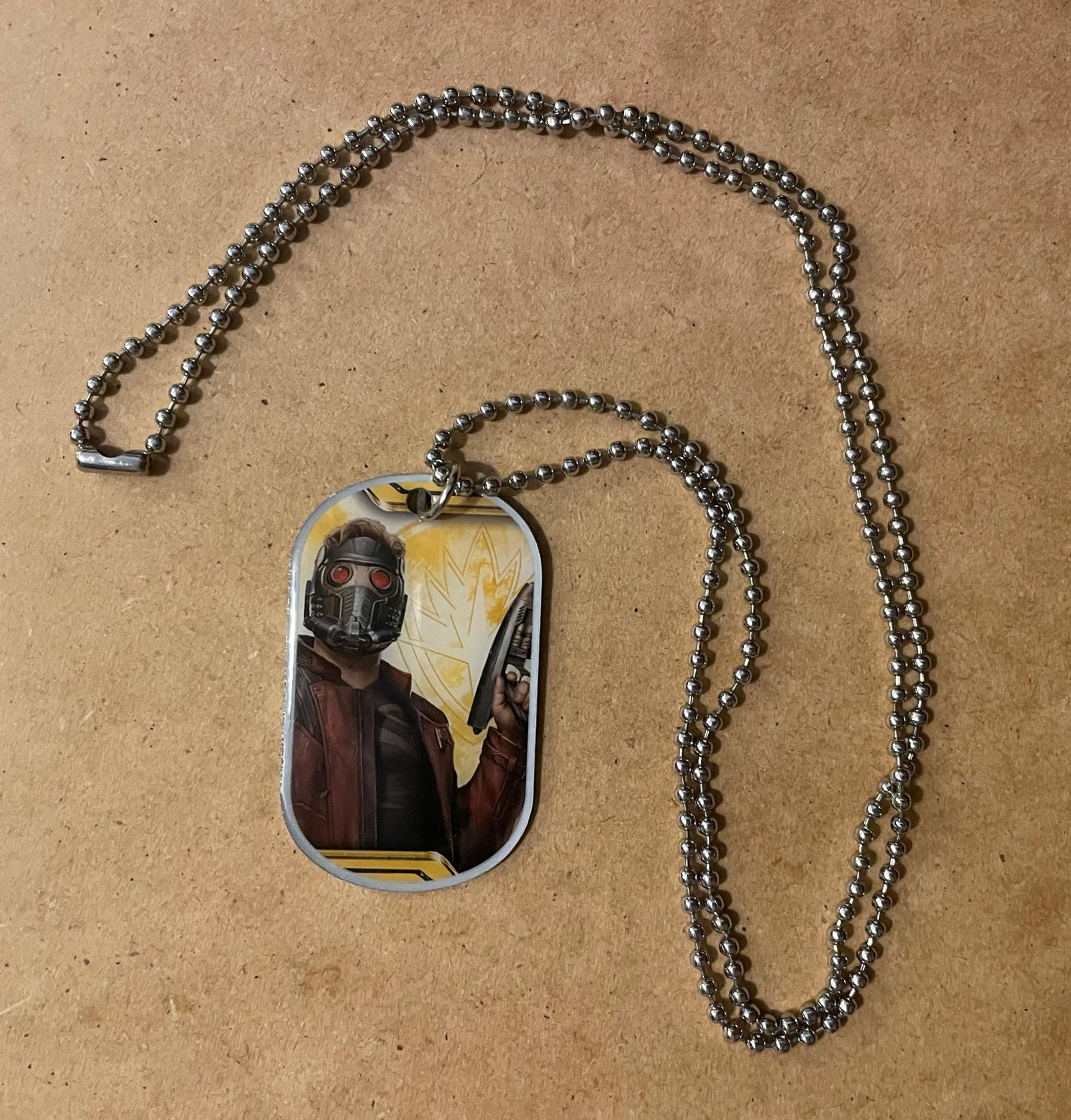 Star-Lord Dog Tag Necklace Marvel