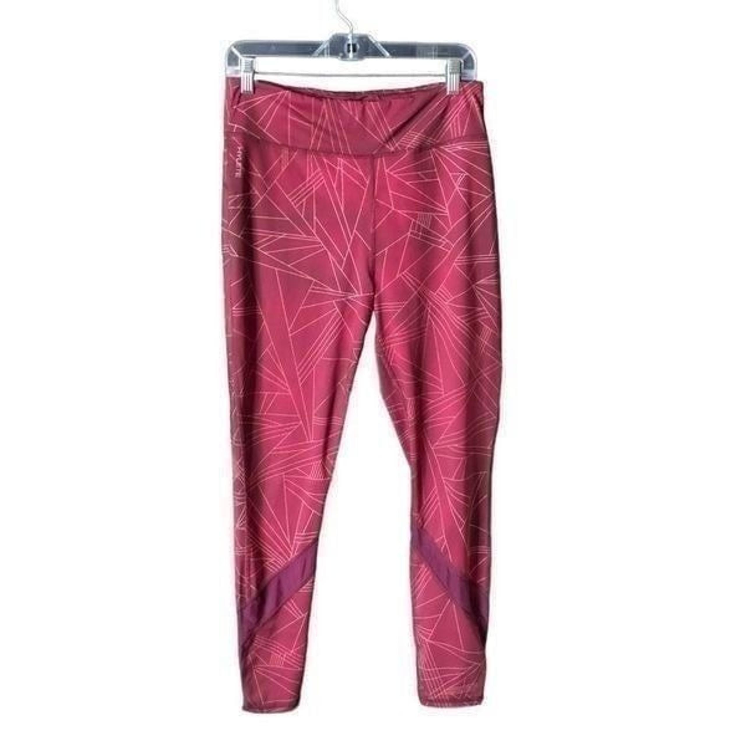 Motiv II Vent Leggings Size XL Marble Burgundy - HYLETE