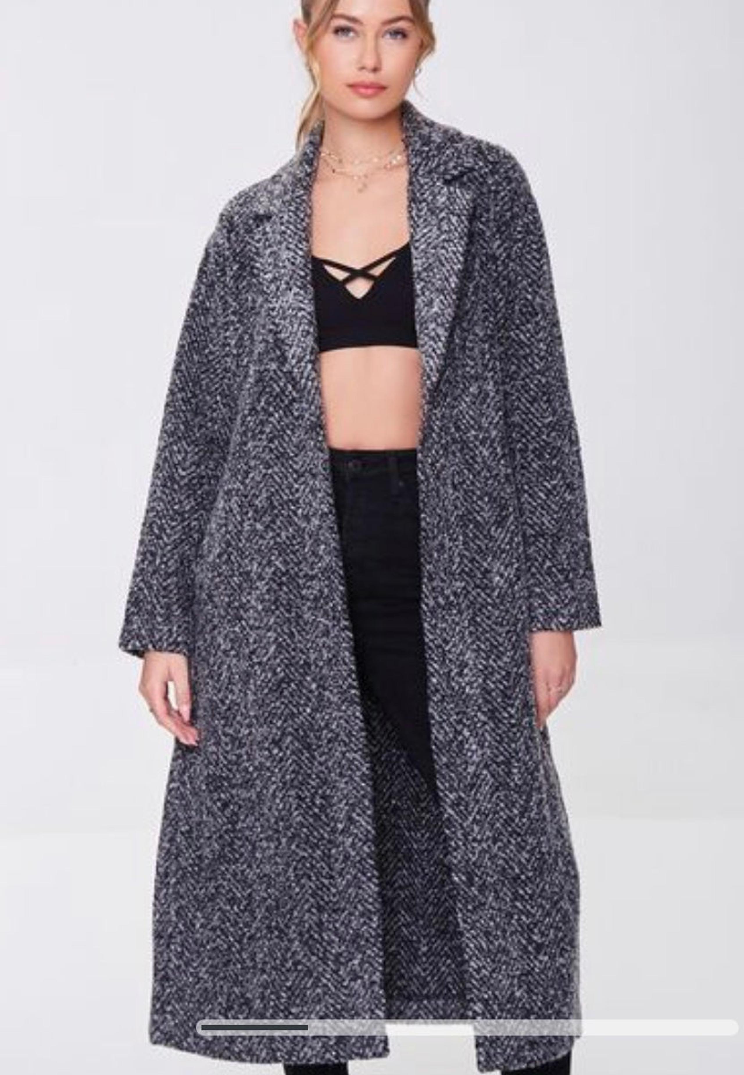 Womens Tweed Coat Sm