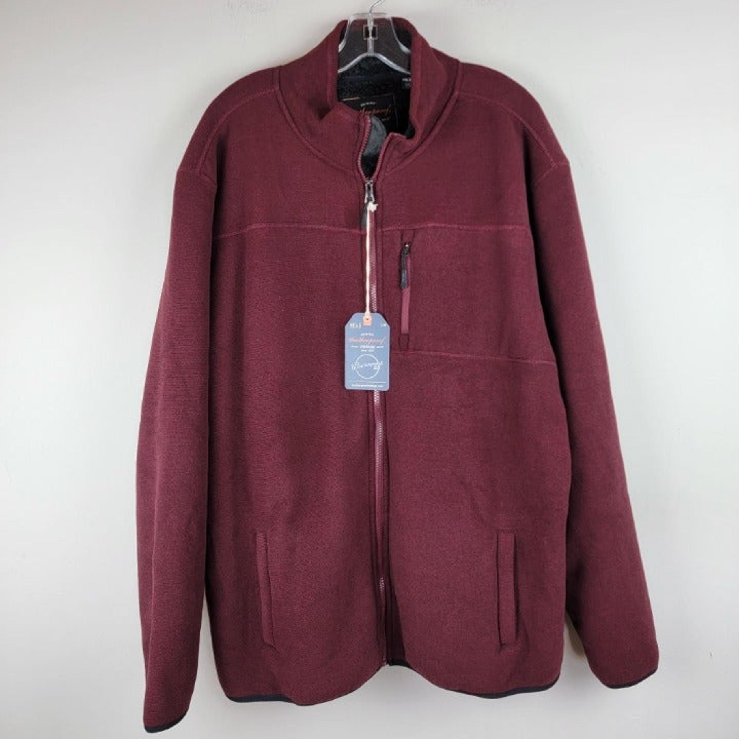 Weatherproof Vintage Full Zip Front Pockets Fleece Lined Long Sleeves Jacket XXL