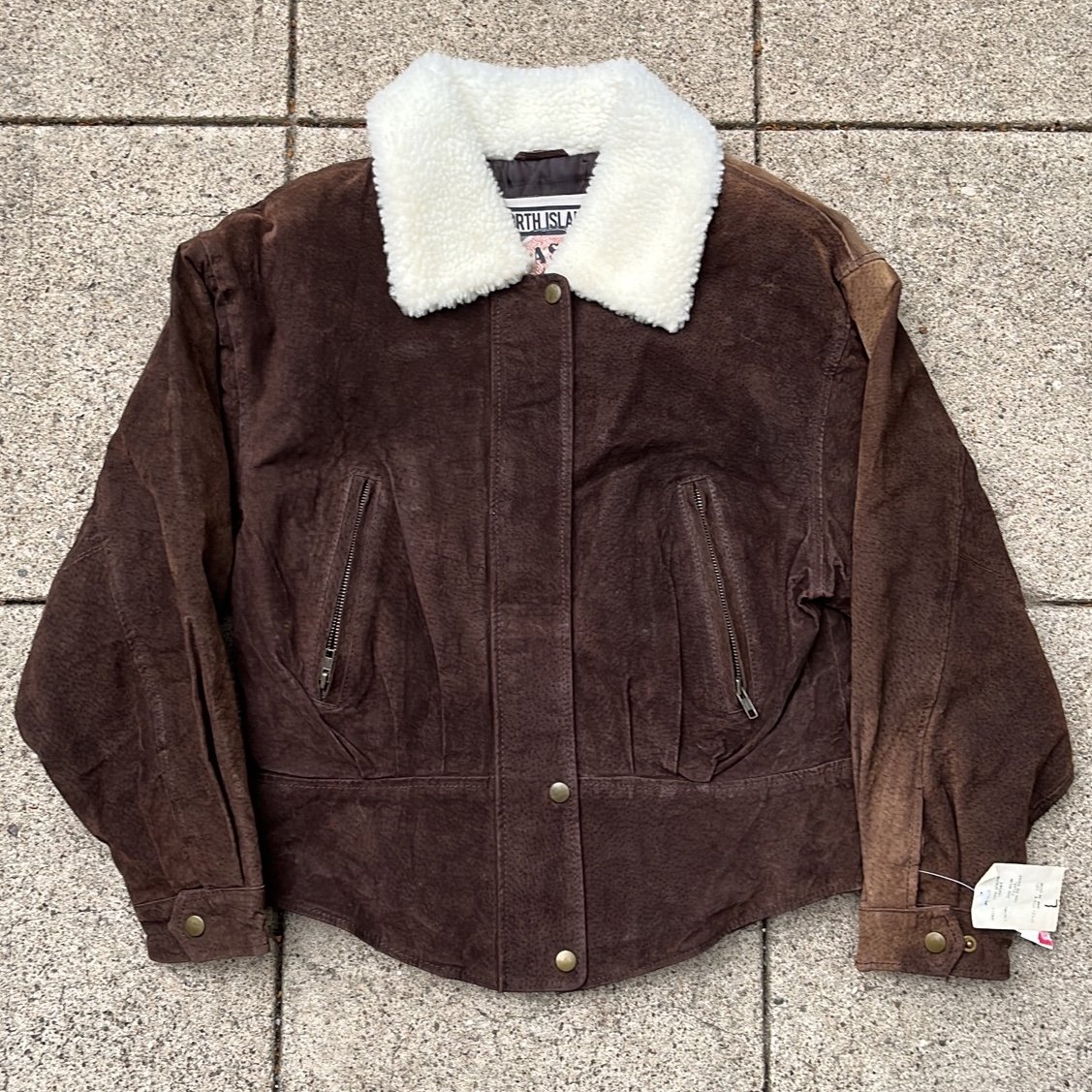 Vintage North Islands Pass Leather Suede Jacket NWT