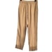 ATM ANTHONY THOMAS MELILLO Micro Twill Pull On Cropped Pants XS in Tan NEW