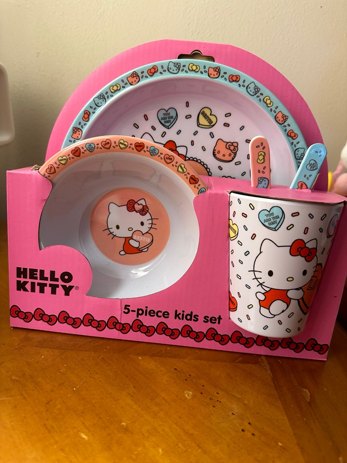 Hello kitty Valentines Day 5 piece kids set