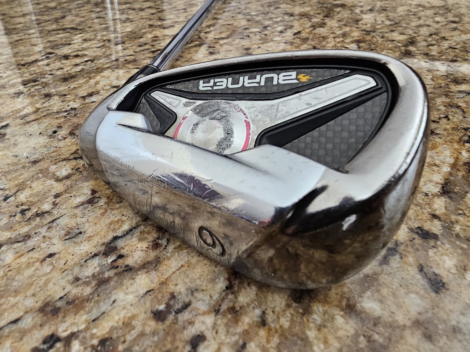 RH 2009 TaylorMade Burner 1.0 9-Iron TaylorMade 85 Regular Flex Steel Shaft