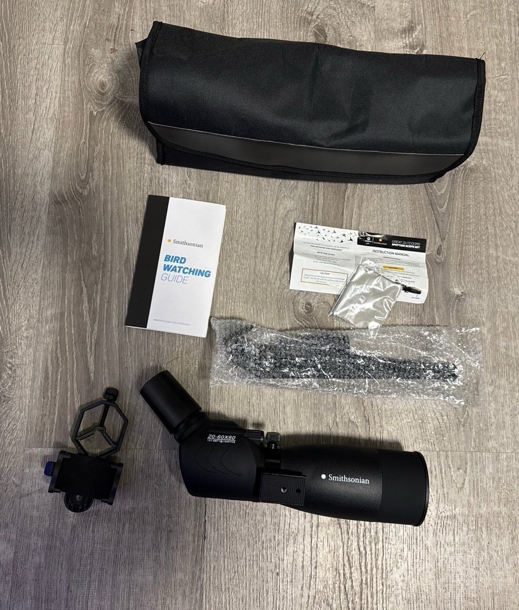 Smithsonian Spotting Scopes for Target Shooting – 20-60x60 Spotting Scopes