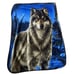 James Meger Wolf Soft Fleece Cozy Throw Accent Blanket Wild Frontier '93