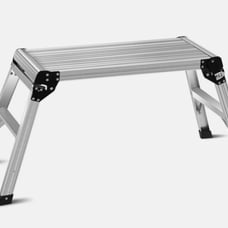 5HD EN131 Folding Aluminum Platform Drywall Step Up Work Bench Stool Ladder