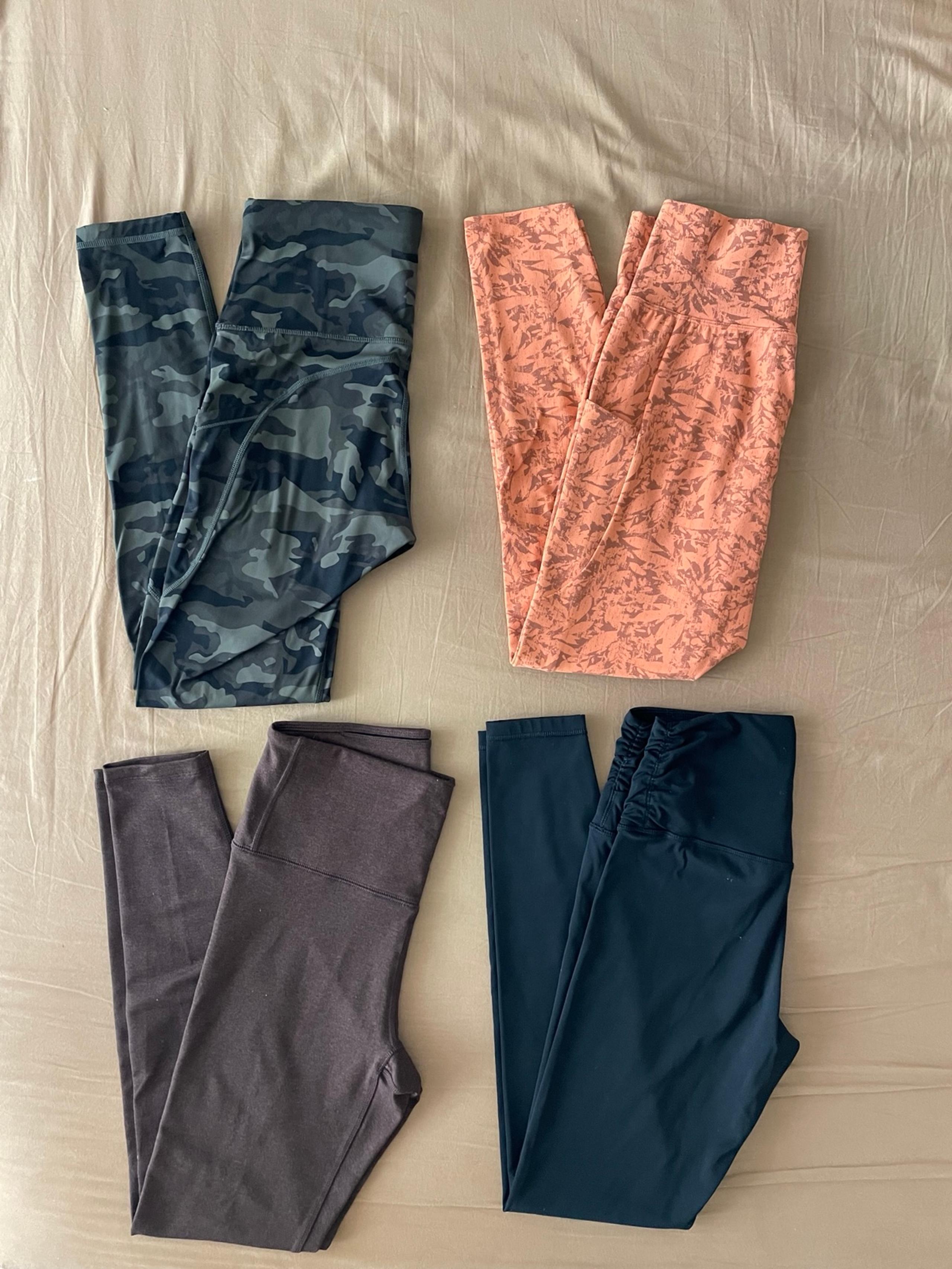Women’s Activewear Leggings Bundle Size S - Pack of 4 Moisture Wicking Quick Dry