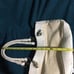 Elaine Turner Cream Leather Snake Texture Woven Bag
