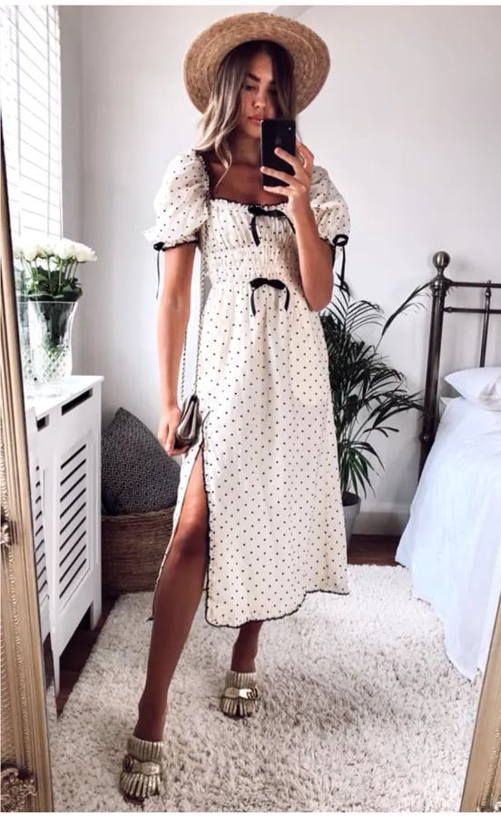For Love and Lemons NWT Eden Midi Dress Size Small