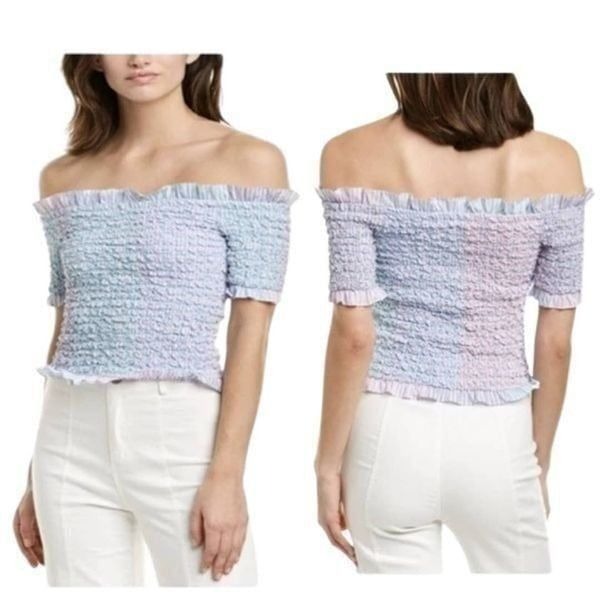 Petersyn Cocktail Kinsley smocked top Size XS