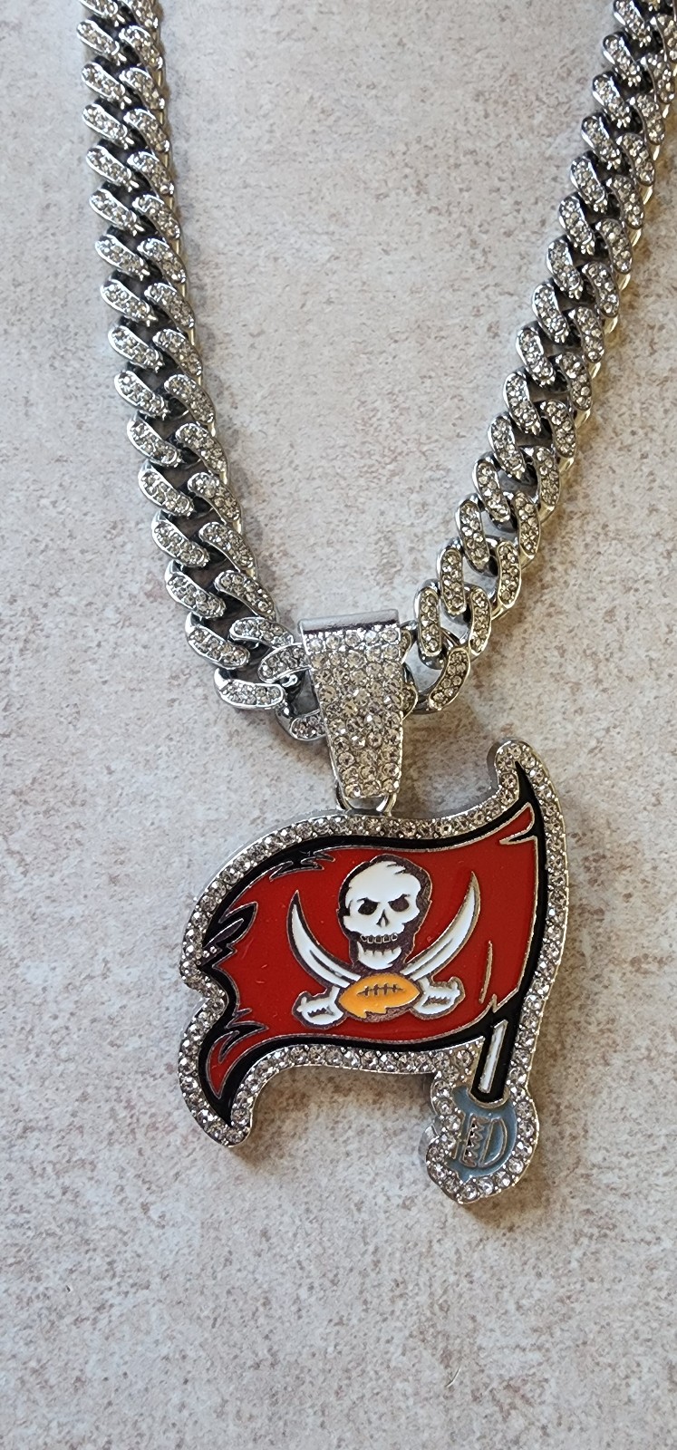 Tampa Bay Bucs buccaneers chain necklace 20 MANY other teams available