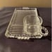Hazel Atlas ~ 8 Piece Snack Set ~ Vintage ~ 4-Cups-4-Plates ~Snack Tray