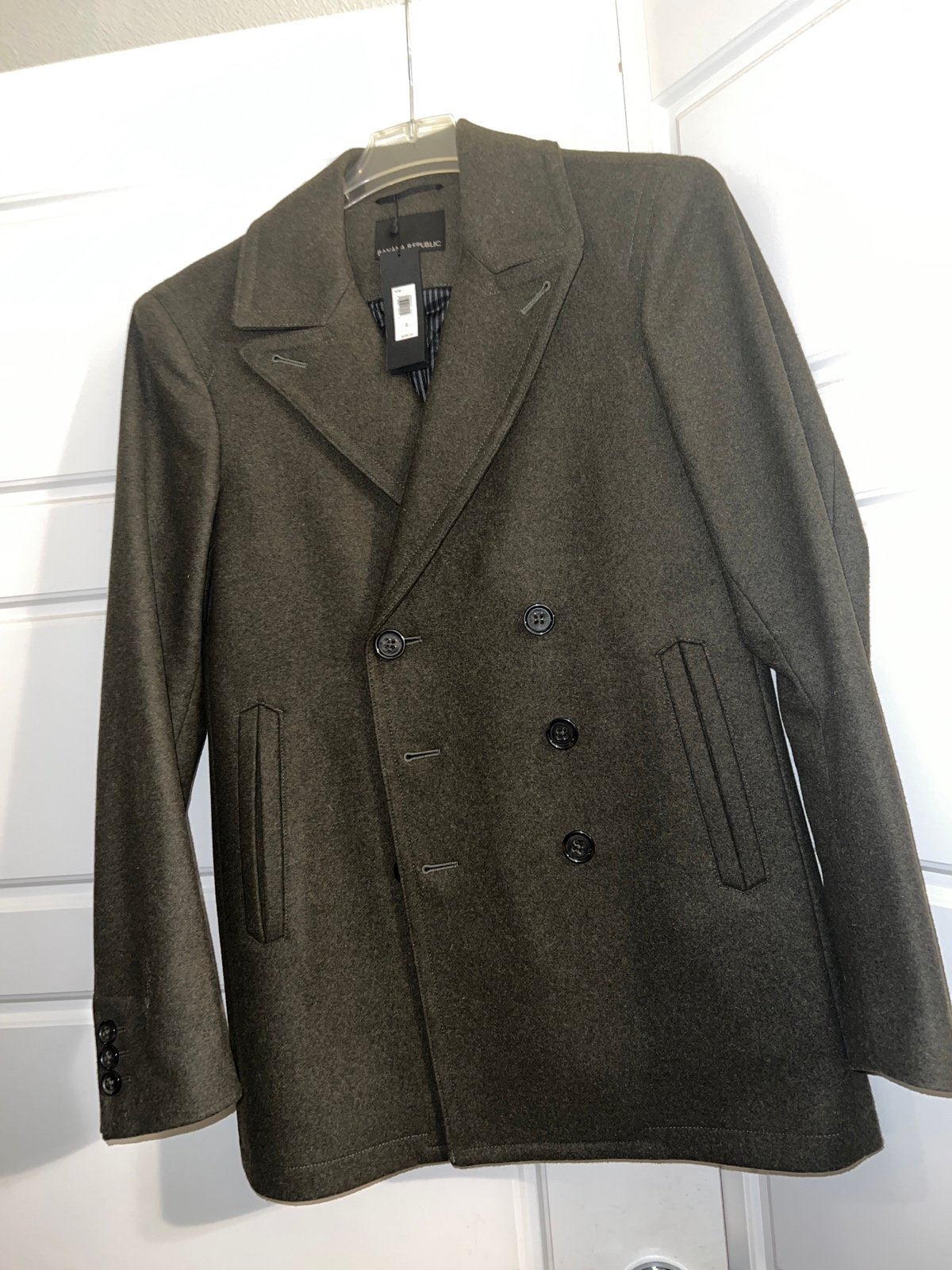 Banana Republic wool peacoat sz S
