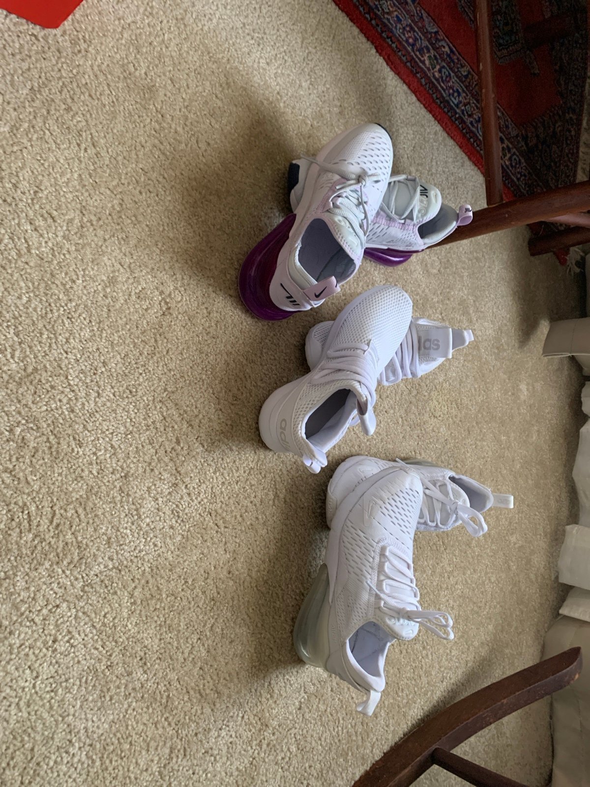 Nike & 1 pair adidas. All 3-155
