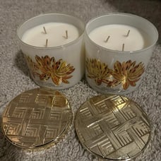 Bath and body works Starfruit and mandarin 3 wick candles
