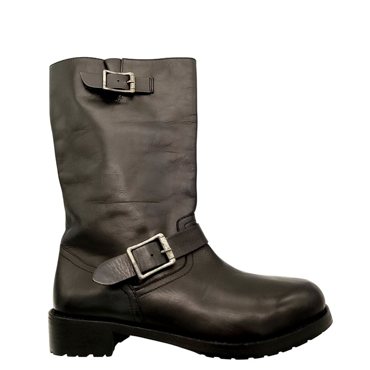 NEW Free People Womens Ride Or Die Engineer Boots 11 Moto Grunge Hipster Dark