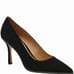 Coach Black Suede Samantha Shoes Heels 195 Size 8 Brand New