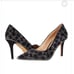 Coach Black Suede Samantha Shoes Heels 195 Size 8 Brand New