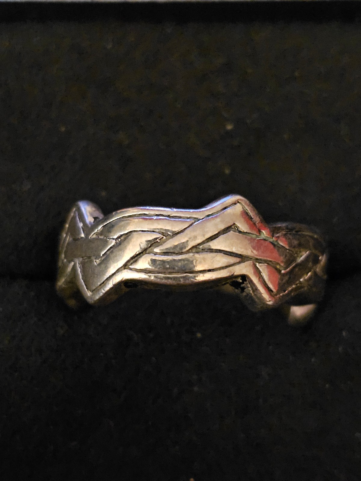 Sterling Silver Celtic Silver Ring (Vintage)