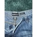 Ecko Unltd jean Shorts Mens 44 Blue Denim Baggy Fit Grunge Hip Hop Embroidered