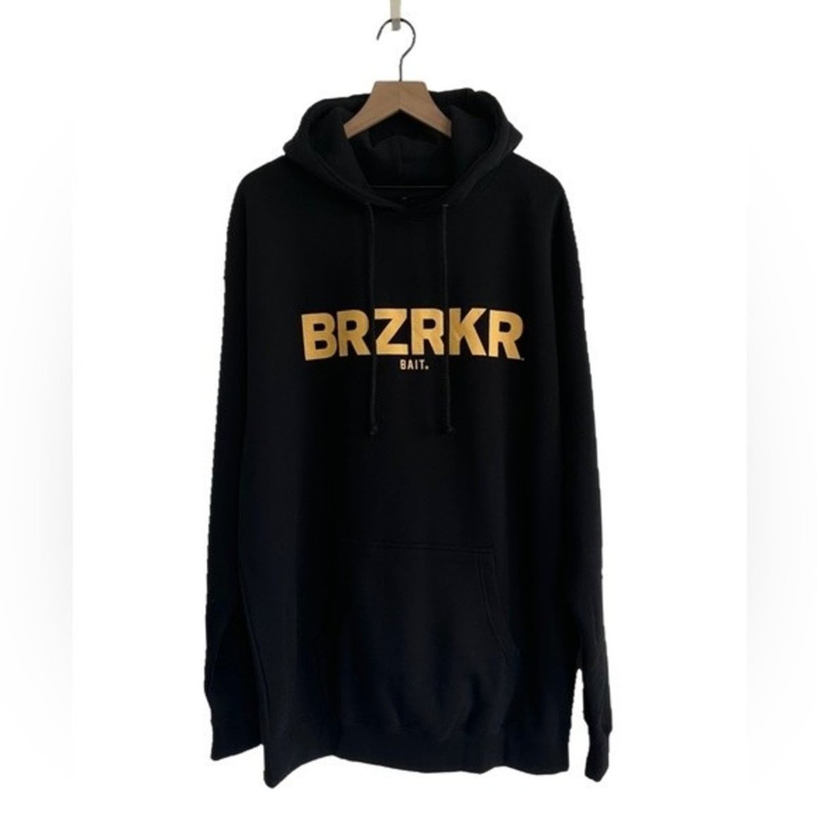 BAIT X BRZRKR Tradd Moore Cover Graphic Hoodie Black Size 2XL