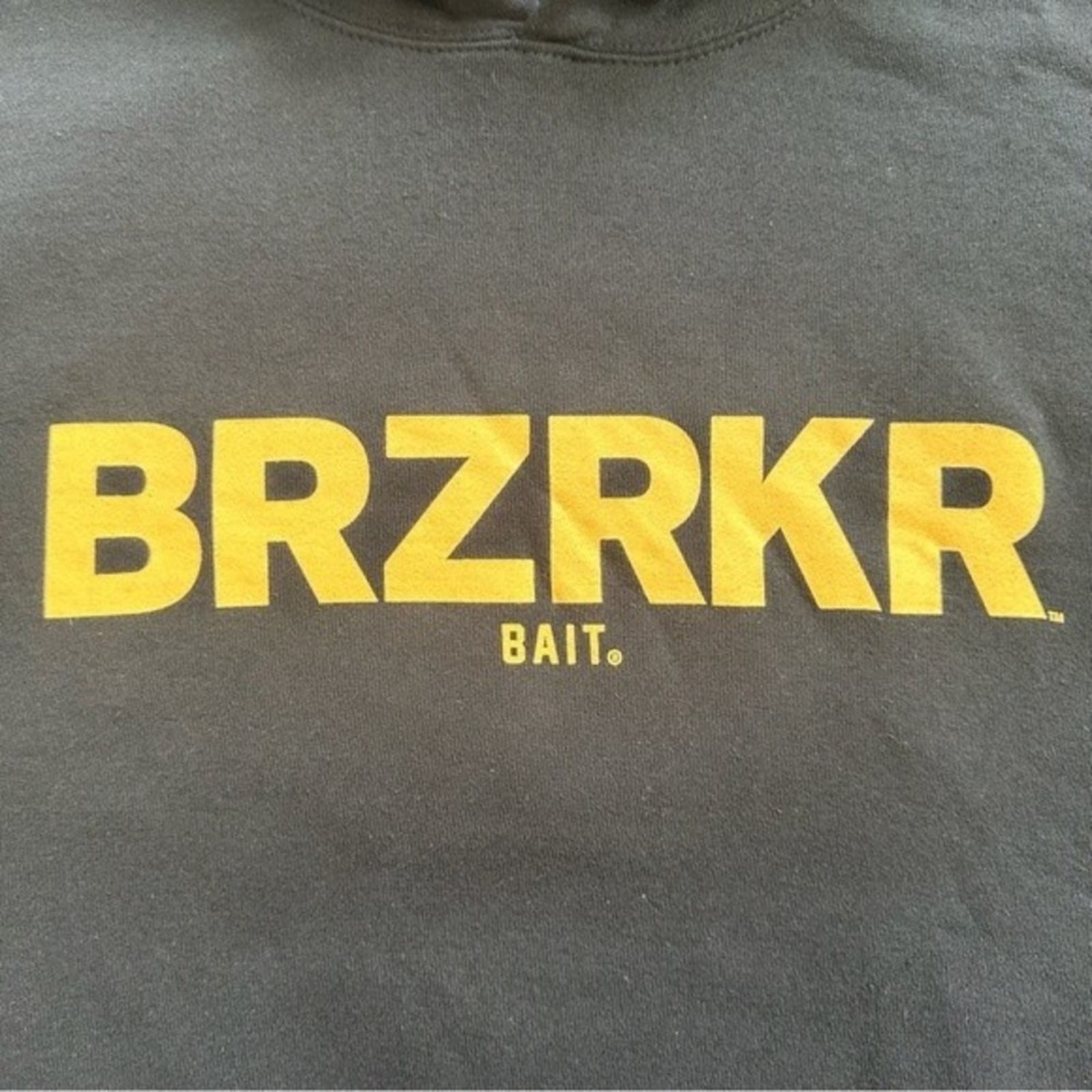 BAIT X BRZRKR Tradd Moore Cover Graphic Hoodie Black Size 2XL