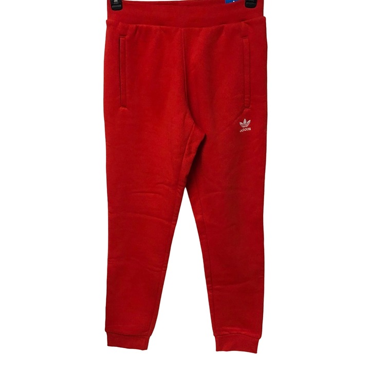 ADIDAS3 STRIPED MENS RED SLIM FIT JOGGER PANTS SM NWT