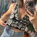 Free People Rosie Cropped Sweater Vest Black Size Small