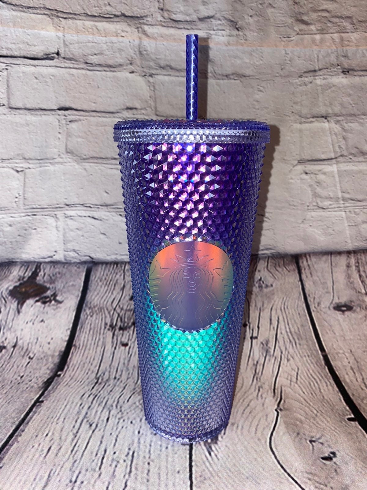 Starbucks studded mermaid tumbler