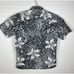 Royal Creations Vintage Made In Hawaii USA Gray Floral Button Shirt Mens Large