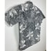 Royal Creations Vintage Made In Hawaii USA Gray Floral Button Shirt Mens Large
