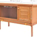 Outdoor Rabbit Hutch - Small Pet Cage -1 Layer Wooden Construction UIC#1115