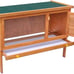 Outdoor Rabbit Hutch - Small Pet Cage -1 Layer Wooden Construction UIC#1115