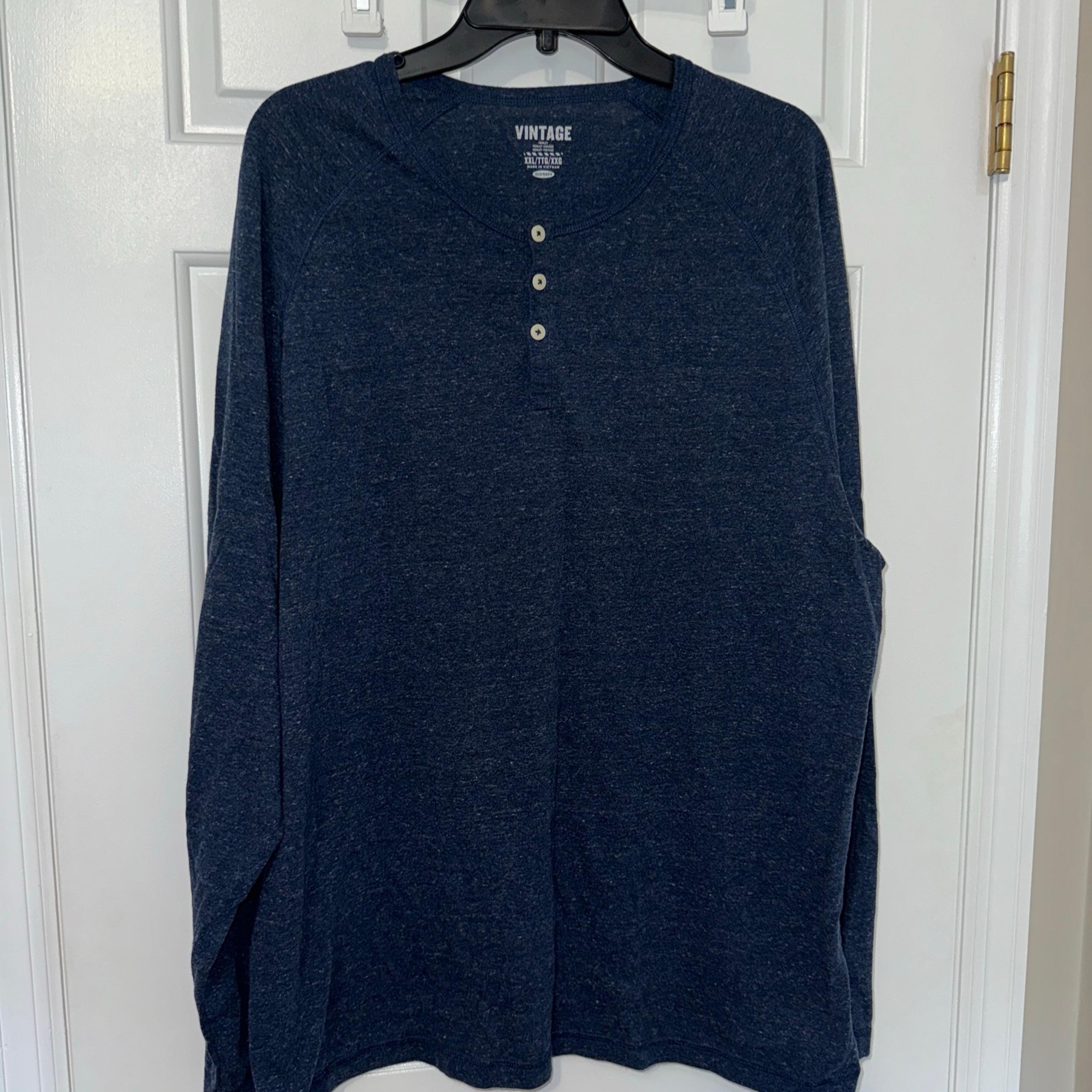 Old Navy Vintage men’s XXL Henley long sleeve shirt