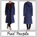 Free People Poplin Long Blanket Coat