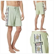 VANS Sidelines Men's 18 Boardshorts Celadon Green Size 36 NEW 54