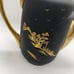 Vintage Porcelain Black with Gold Demitasse Tea/Coffee Pot