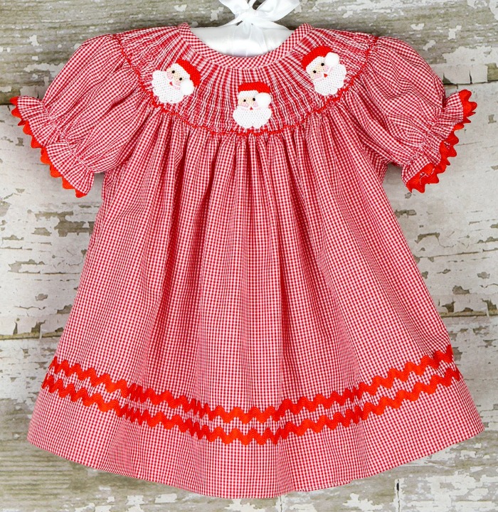 smocked santa