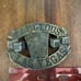 Brass Las Vegas Belt Buckle 1976 - Fabulous Las Vegas Blackjack Dice Gambling