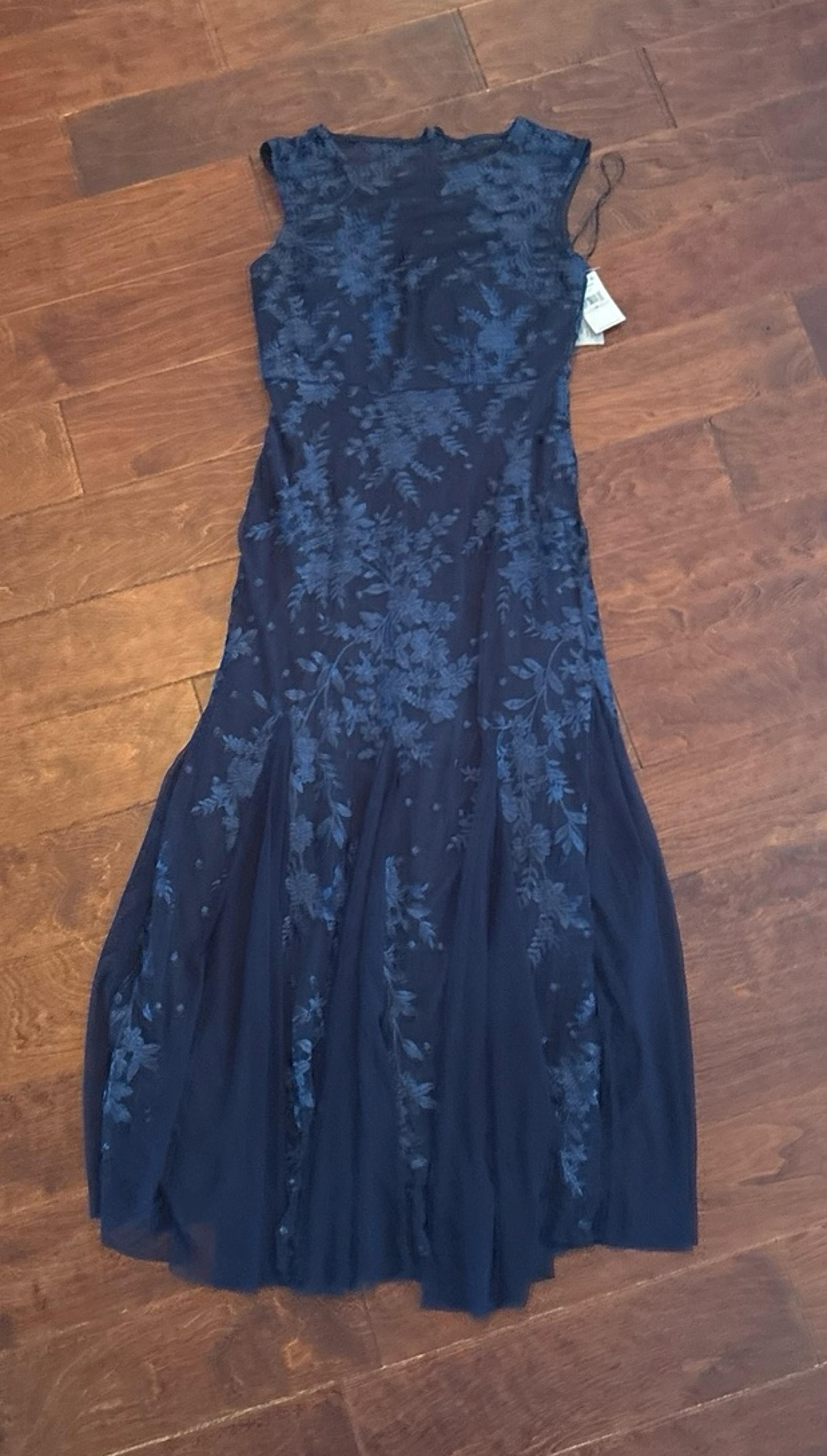 NWT Alex Evenings dress navy size 6P