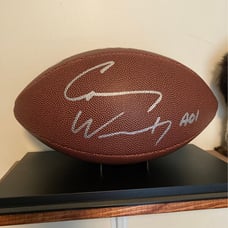 Carson Wentz signed football w/ COA